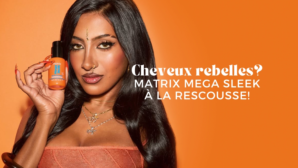 Cheveux rebelles? Découvrez le Matrix Mega Sleek pour une solution efficace et stylée.